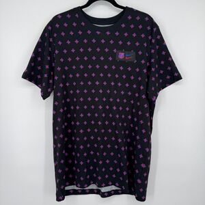 Nike Barcelona Soccer Club Black All Over Print The‎ Nike Tee Mens L